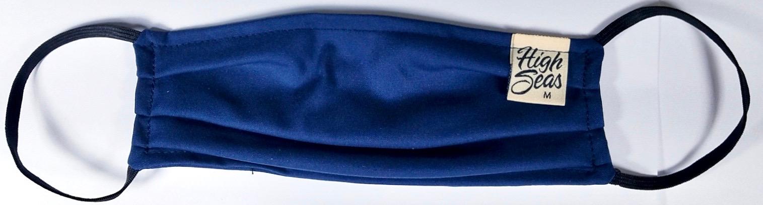 Navy Blue 100% Cotton Face Mask Made in USA